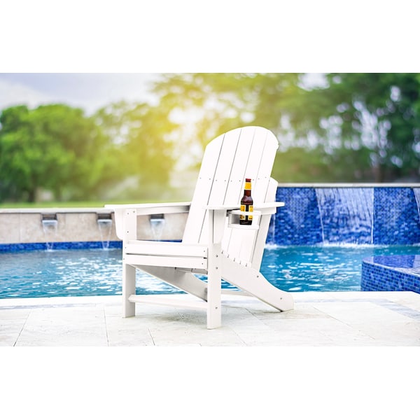 Heavyduty Adirondack Chair, White